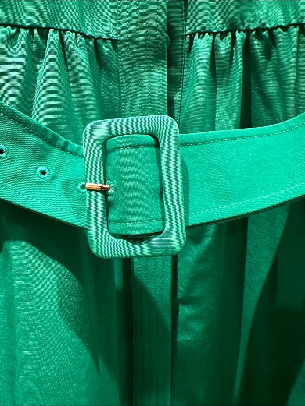 Tuckernuck Women's' Emerald Green Belted Dress - Picture 5 of 5